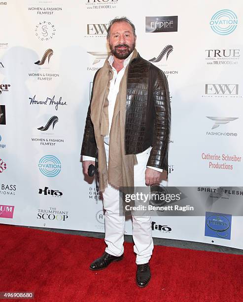 Designer Ralph Rucci attends the 3rd Women & Fashion FilmFest & SHE WEBFest opening reception on November 12, 2015 in New York City.