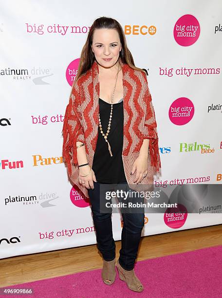 Jenna von Oy attends Big City Moms Biggest Baby Shower NYC at Metropolitan Pavilion on November 12, 2015 in New York City.