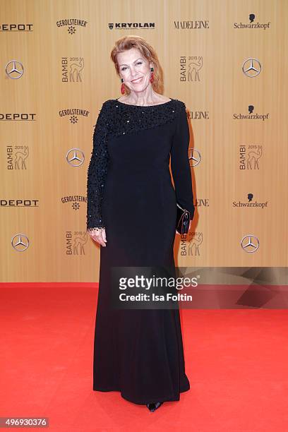 Gaby Dohm attends the Kryolan At Bambi Awards 2015 - Red Carpet Arrivals on November 12, 2015 in Berlin, Germany.