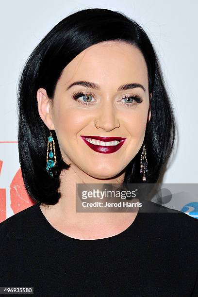 Katy Perry arrives at the 8th Annual GO Campaign Gala at Montage Beverly Hills on November 12, 2015 in Beverly Hills, California.