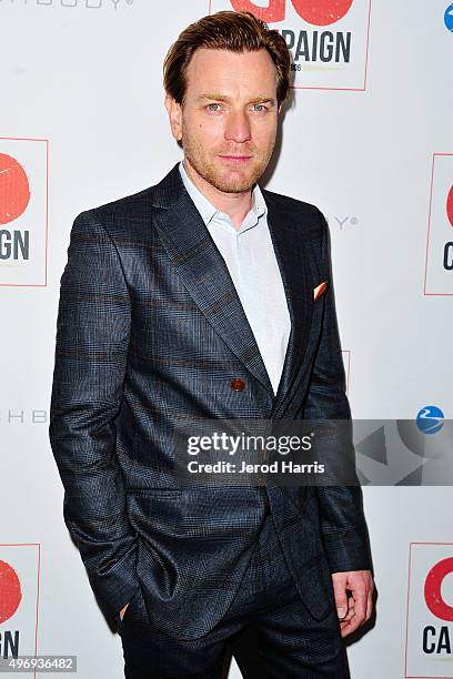 Ewan McGregor arrives at the 8th Annual GO Campaign Gala at Montage Beverly Hills on November 12, 2015 in Beverly Hills, California.