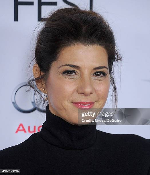 Actress Marisa Tomei arrives at the AFI FEST 2015 Presented By Audi Closing Night Gala Premiere of Paramount Pictures' "The Big Short" at TCL Chinese...