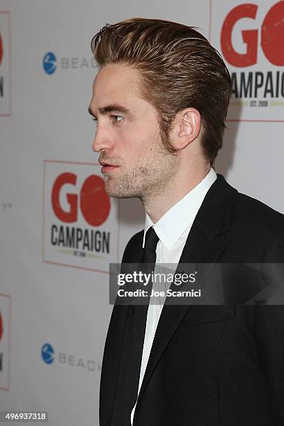 Robert Pattinson attends the 8th Annual GO Campaign Gala at Montage Beverly Hills on November 12, 2015 in Beverly Hills, California.