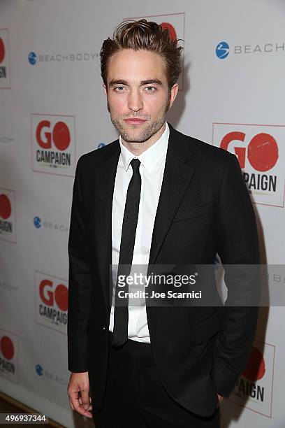 Robert Pattinson attends the 8th Annual GO Campaign Gala at Montage Beverly Hills on November 12, 2015 in Beverly Hills, California.