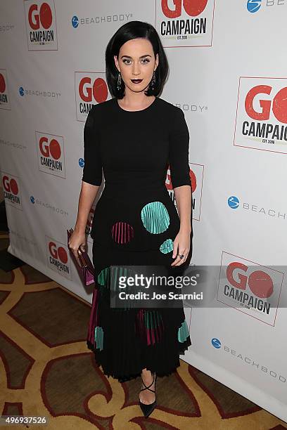 Katy Perry attends the 8th Annual GO Campaign Gala at Montage Beverly Hills on November 12, 2015 in Beverly Hills, California.