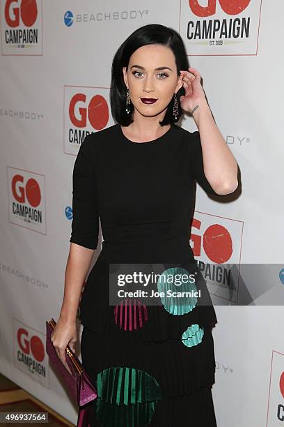 Katy Perry attends the 8th Annual GO Campaign Gala at Montage Beverly Hills on November 12, 2015 in Beverly Hills, California.