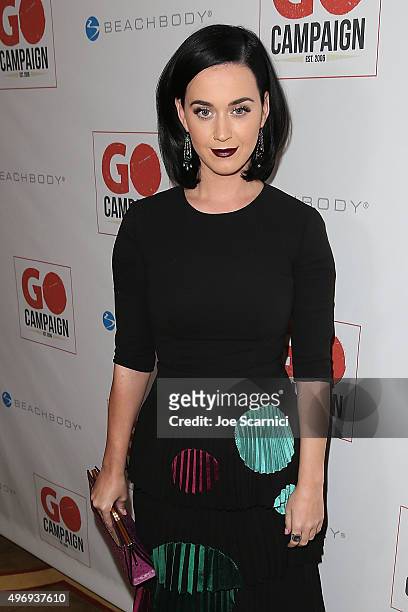 Katy Perry attends the 8th Annual GO Campaign Gala at Montage Beverly Hills on November 12, 2015 in Beverly Hills, California.