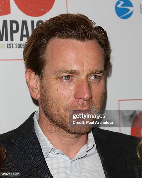 Actor Ewan McGregor attends the 8th Annual GO Campaign Gala at Montage Beverly Hills on November 12, 2015 in Beverly Hills, California.