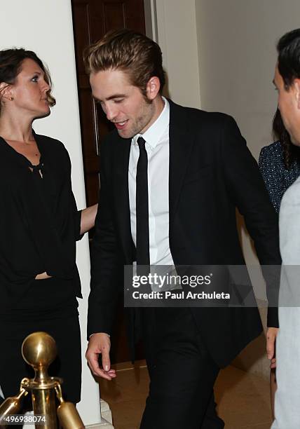 Actor Robert Pattinson attends the 8th Annual GO Campaign Gala at Montage Beverly Hills on November 12, 2015 in Beverly Hills, California.