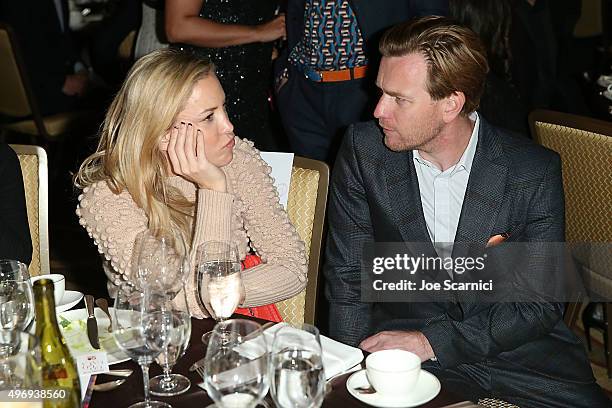 Kate Hudson and Ewan McGregor attend the 8th Annual GO Campaign Gala at Montage Beverly Hills on November 12, 2015 in Beverly Hills, California.