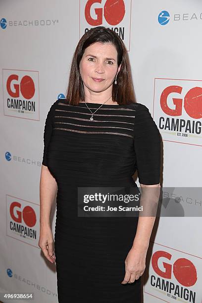 Julia Ormond attends the 8th Annual GO Campaign Gala at Montage Beverly Hills on November 12, 2015 in Beverly Hills, California.