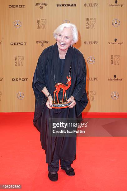 Ruth Maria Kubitschek attends the Kryolan At Bambi Awards 2015 - Red Carpet Arrivals on November 12, 2015 in Berlin, Germany.