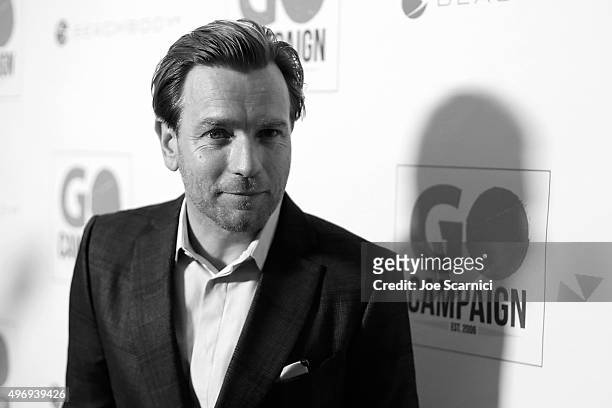Ewan McGregor arrives at 8th Annual GO Campaign Gala at Montage Beverly Hills on November 12, 2015 in Beverly Hills, California.