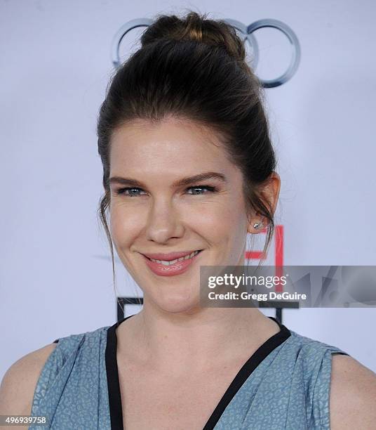 Actress Lily Rabe arrives at the AFI FEST 2015 Presented By Audi Closing Night Gala Premiere of Paramount Pictures' "The Big Short" at TCL Chinese 6...