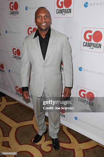 Mark "Rhino" Smith attends the 8th Annual GO Campaign Gala at Montage Beverly Hills on November 12, 2015 in Beverly Hills, California.