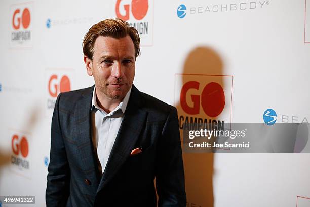 Ewan McGregor arrives at 8th Annual GO Campaign Gala at Montage Beverly Hills on November 12, 2015 in Beverly Hills, California.