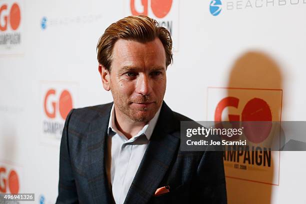 Ewan McGregor arrives at 8th Annual GO Campaign Gala at Montage Beverly Hills on November 12, 2015 in Beverly Hills, California.