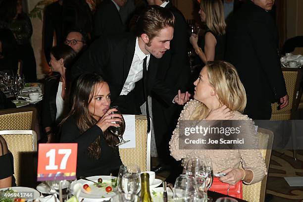 Robert Pattinson and Kate Hudson attend the 8th Annual GO Campaign Gala at Montage Beverly Hills on November 12, 2015 in Beverly Hills, California.