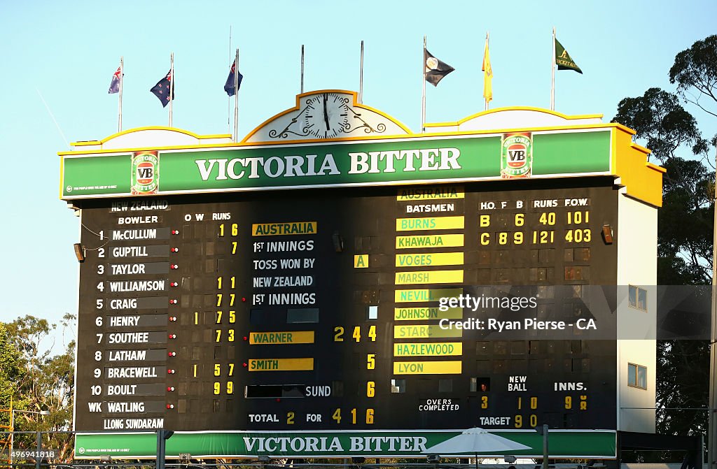 Australia v New Zealand - 2nd Test: Day 1