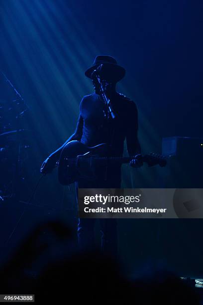 Ride performs at The Wiltern on November 12, 2015 in Los Angeles, California.