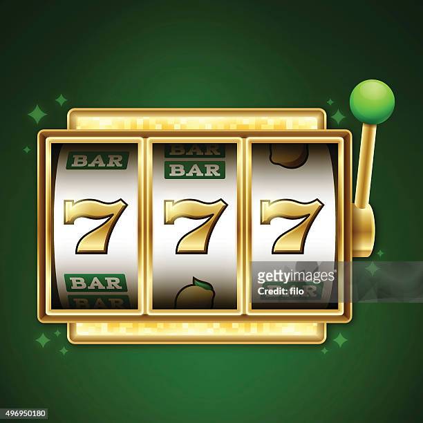 spielautomat jackpot - gambling stock-grafiken, -clipart, -cartoons und -symbole