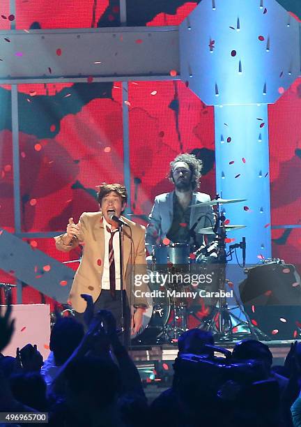 Singer-songwriter Nate Ruess performs onstage during the VH1 Big Music in 2015: You Oughta Know Concert at The Armory Foundation on November 12, 2015...