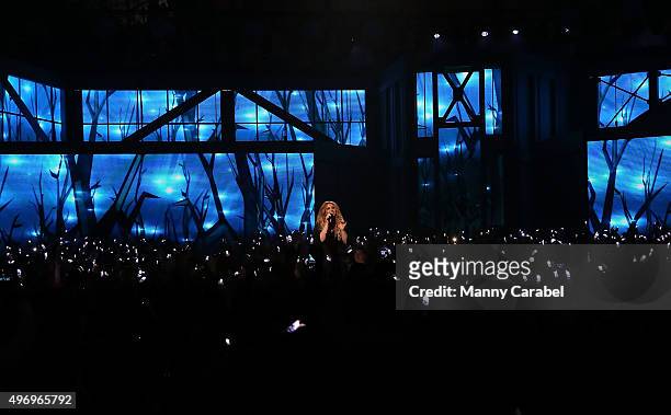 Singer-songwriter Ella Henderson peforms onstage during the VH1 Big Music in 2015: You Oughta Know Concert at The Armory Foundation on November 12,...