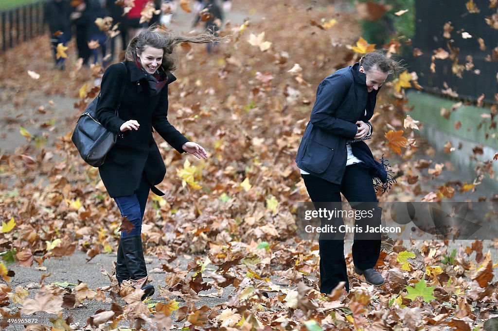 Storm Abigail Hits The UK