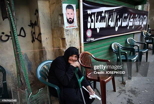 An elderly relative of Samer Huhu , who was killed in a twin bombing attack that rocked a busy shopping street in the area of Burj al-Barajneh,...