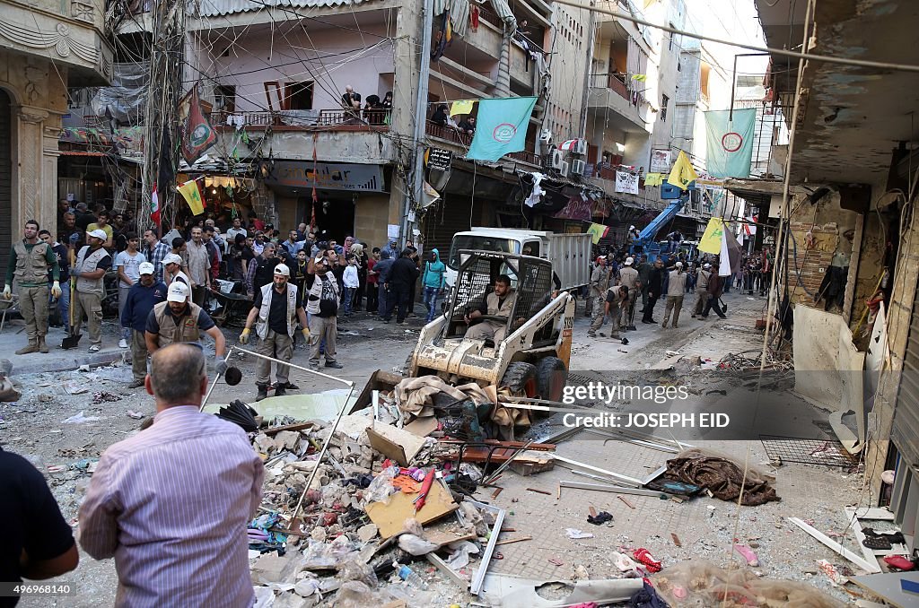 LEBANON-UNREST-BLAST-AFTERMATH-FUNERAL