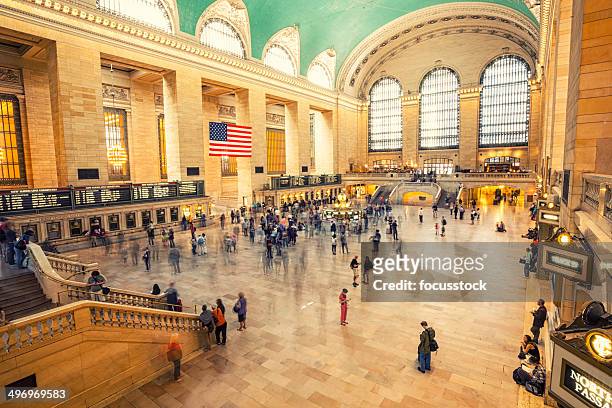 grand central terminal, new york city, usa - grand central station manhattan stock pictures, royalty-free photos & images