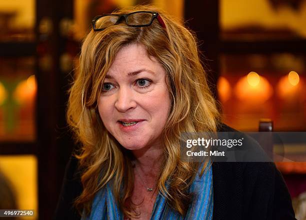 British writer Kate Summerscale during an interview on April 24, 2015 in Jaipur, India. In two of her most successful books, the British writer Kate...