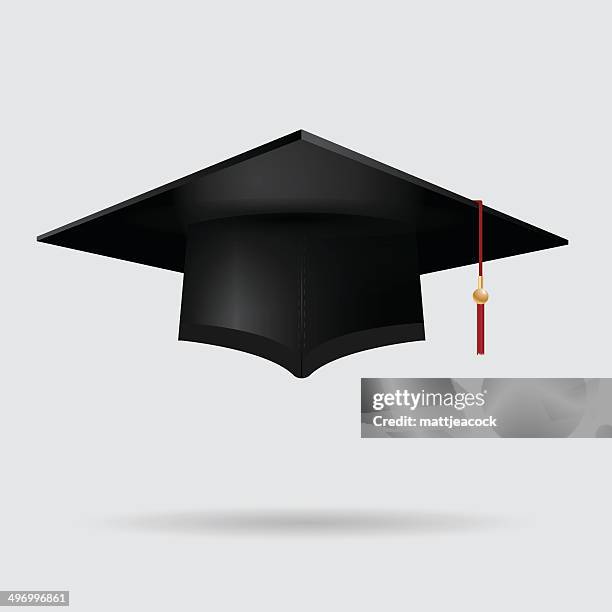 graduation cap - alumni stock illustrations