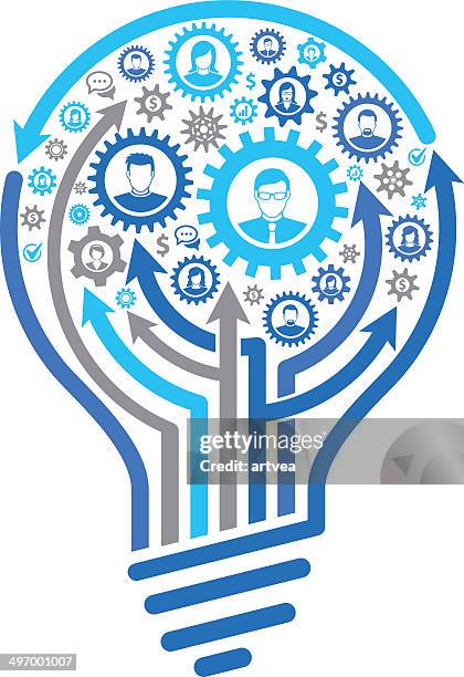 communication concept - work zone stock illustrations