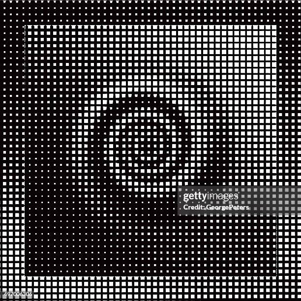 Vortex Resolution Pattern Layered Pop Art Halftone Pattern Of Squares Forming Vortex High-Res ...