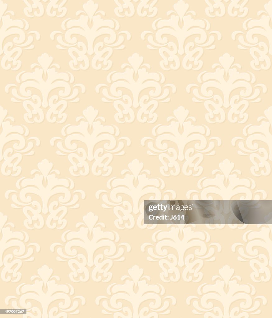 Seamless damask pattern