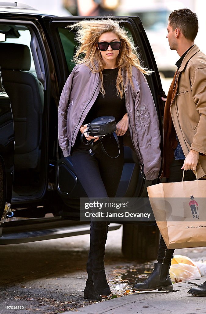 Celebrity Sightings In New York City - November 13, 2015