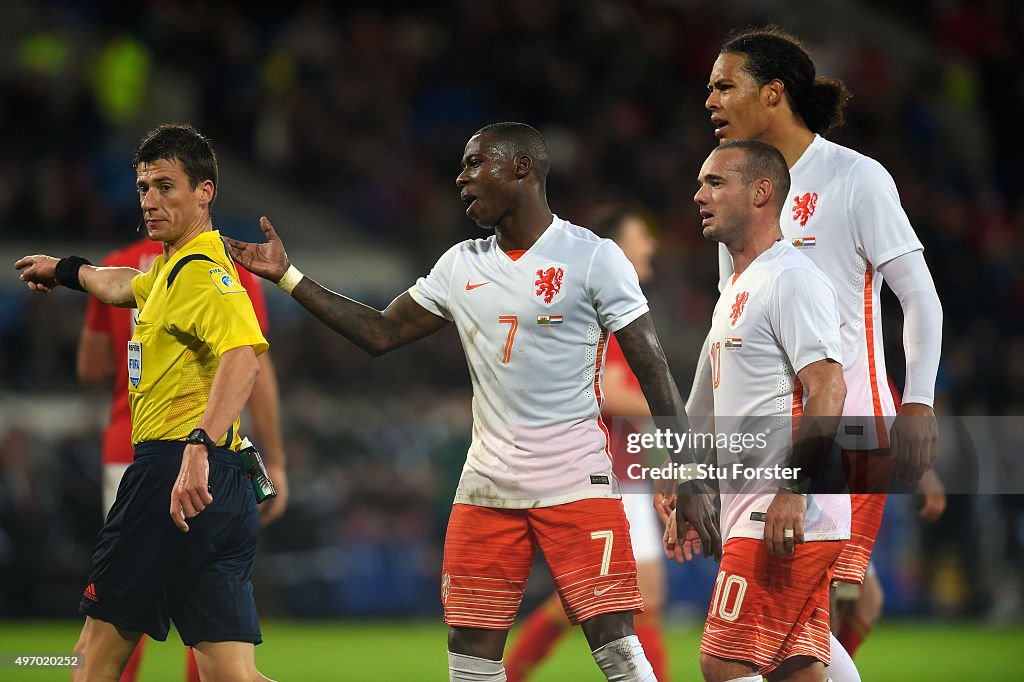 Wales v Netherlands - International Friendly