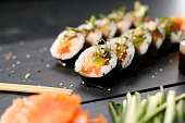 Japanese restaurant, sushi dish