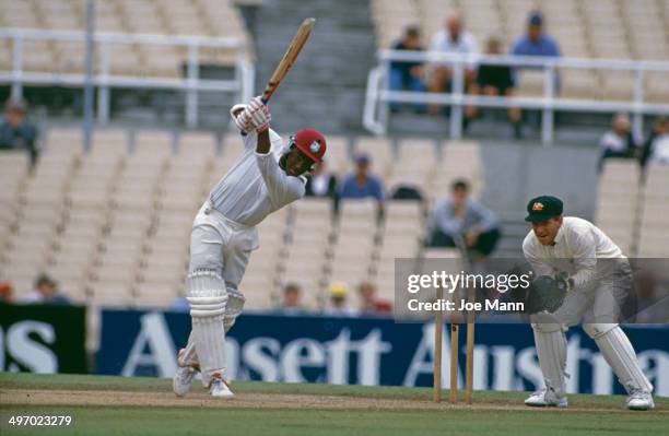 West Indian batsman Brian Lara during his innings of 277 runs in the Third Test against Australia at Sydney Cricket Ground, Sydney, Australia, 2nd -...