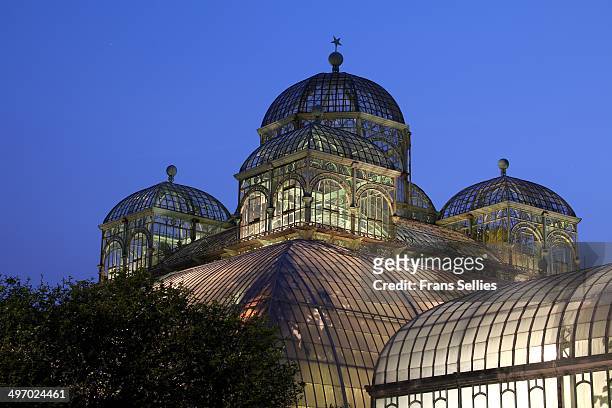 The Royal Greenhouses of Laeken , are a vast complex of monumental heated greenhouses in the park of the Royal Palace of Laeken in the north of...