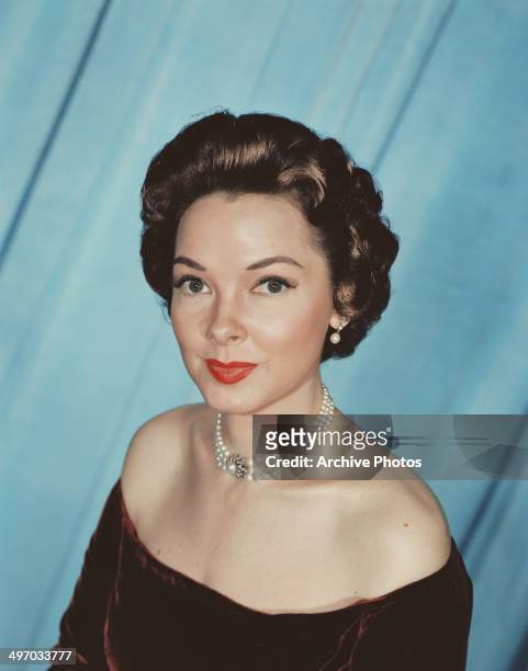 American actress and soprano singer Kathryn Grayson , circa 1950.