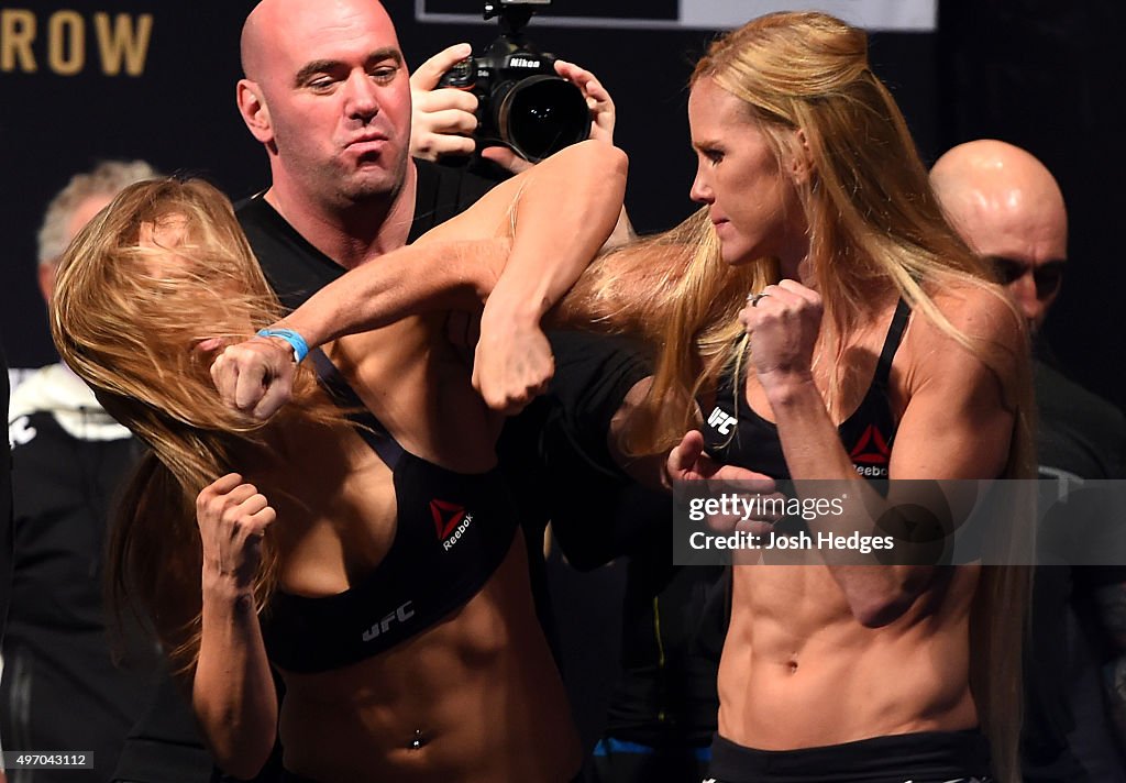 UFC 193 Weigh-in