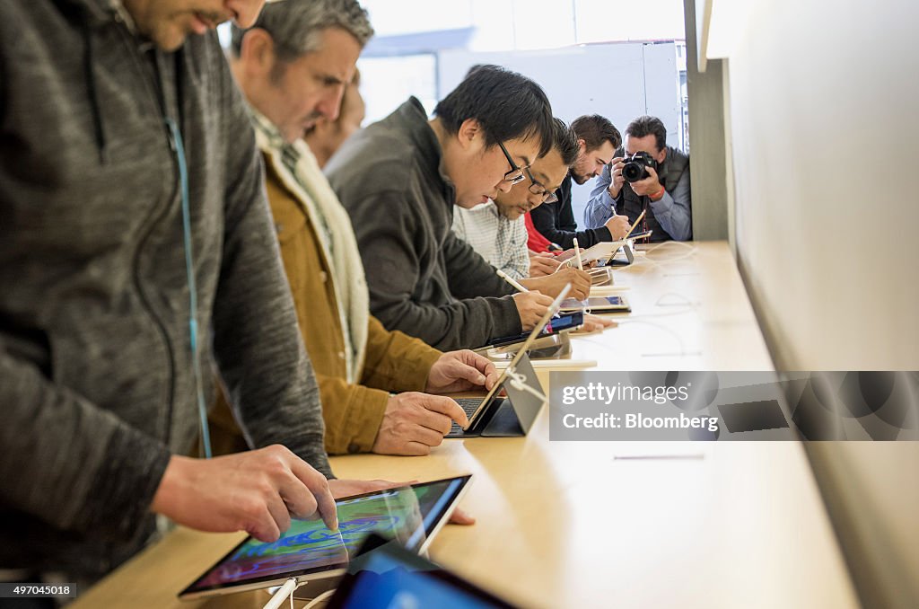 Inside An Apple Inc. Store As The iPad Pro Goes On Sale
