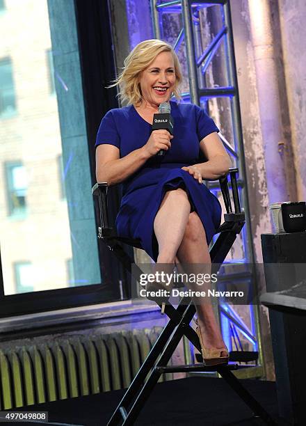 Actress Patricia Arquette attends AOL BUILD to discuss her role in "CSI: Cyber" at AOL Studios In New York on November 13, 2015 in New York City.