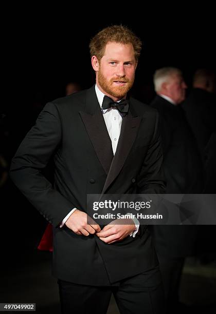Prince Harry attends the Royal Variety Performance at Royal Albert Hall on November 13, 2015 in London, England.