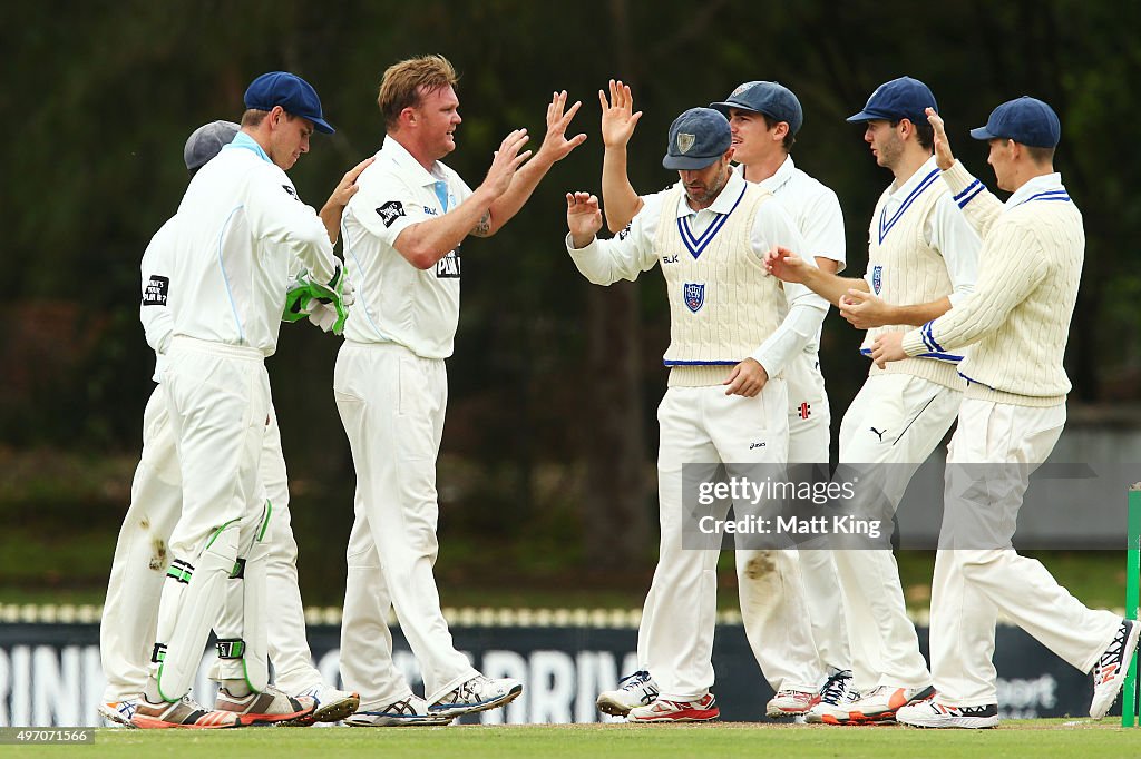 NSW v TAS - Sheffield Shield : Day 1