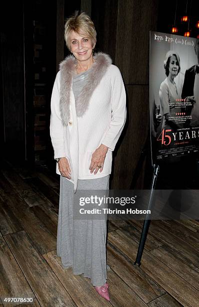 Joanna Cassidy attends the screening and reception for sundance selects' '45 Years' at iPic Westwood on November 13, 2015 in Westwood, California.