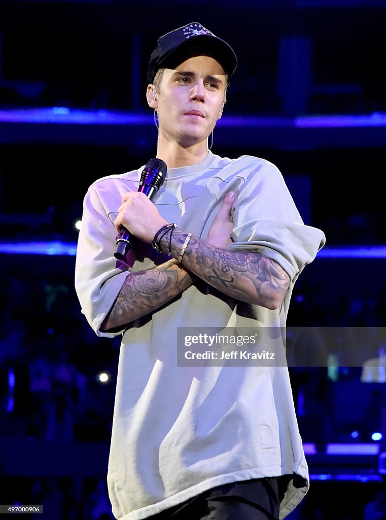 An Evening With Justin Bieber To Celebrate The Release Of His New Album "Purpose"