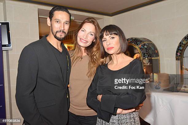 Stany Coppet, Laurence Treil and Mathilda May attend day 3 of the 'Festival du Cinema & Musique De Film de La Baule' at Hotel Hermitage Barriere on...